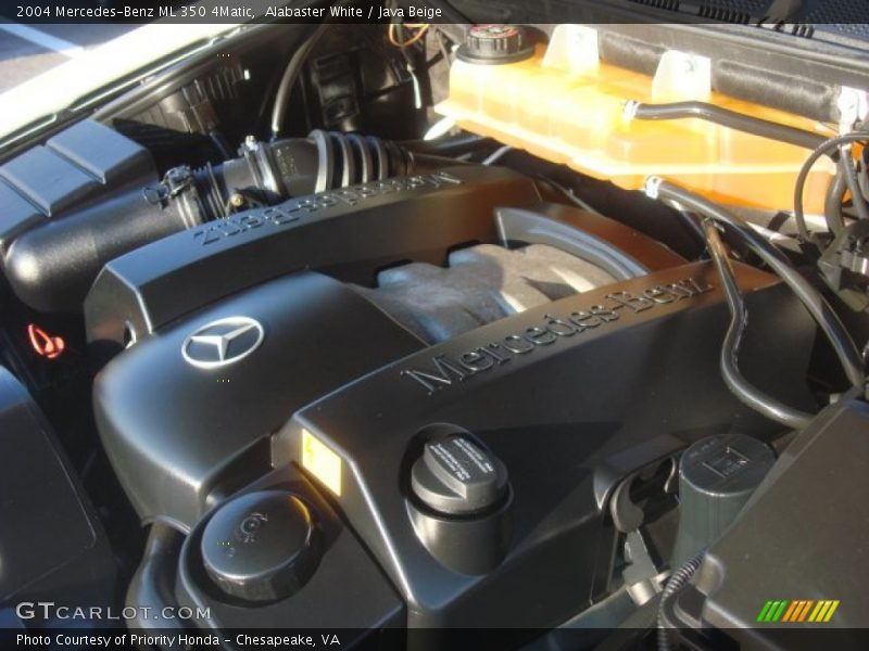 Alabaster White / Java Beige 2004 Mercedes-Benz ML 350 4Matic