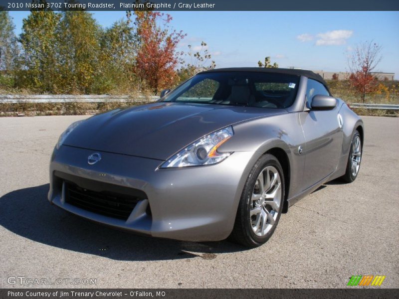 Platinum Graphite / Gray Leather 2010 Nissan 370Z Touring Roadster