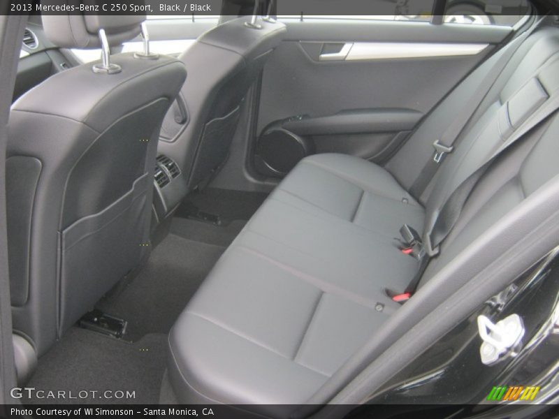 Black / Black 2013 Mercedes-Benz C 250 Sport
