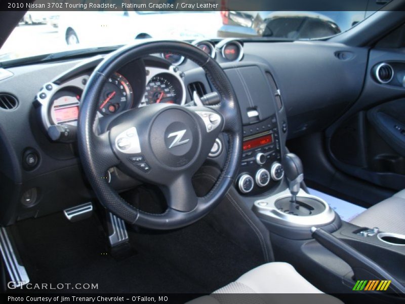Platinum Graphite / Gray Leather 2010 Nissan 370Z Touring Roadster