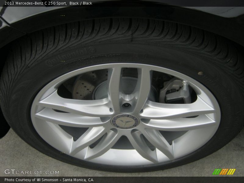 Black / Black 2013 Mercedes-Benz C 250 Sport