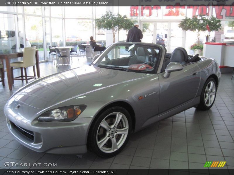 Chicane Silver Metallic / Black 2008 Honda S2000 Roadster