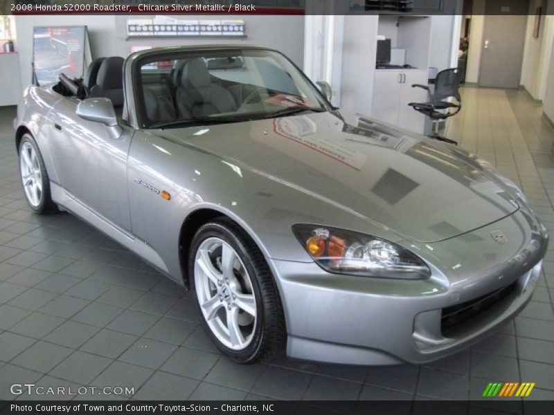 Chicane Silver Metallic / Black 2008 Honda S2000 Roadster