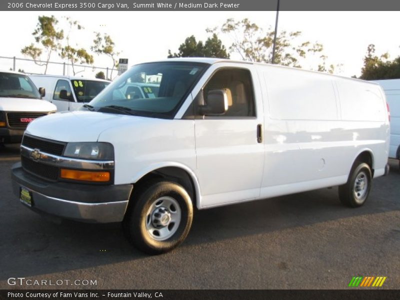 Summit White / Medium Dark Pewter 2006 Chevrolet Express 3500 Cargo Van