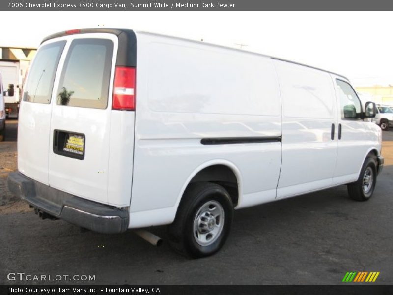 Summit White / Medium Dark Pewter 2006 Chevrolet Express 3500 Cargo Van