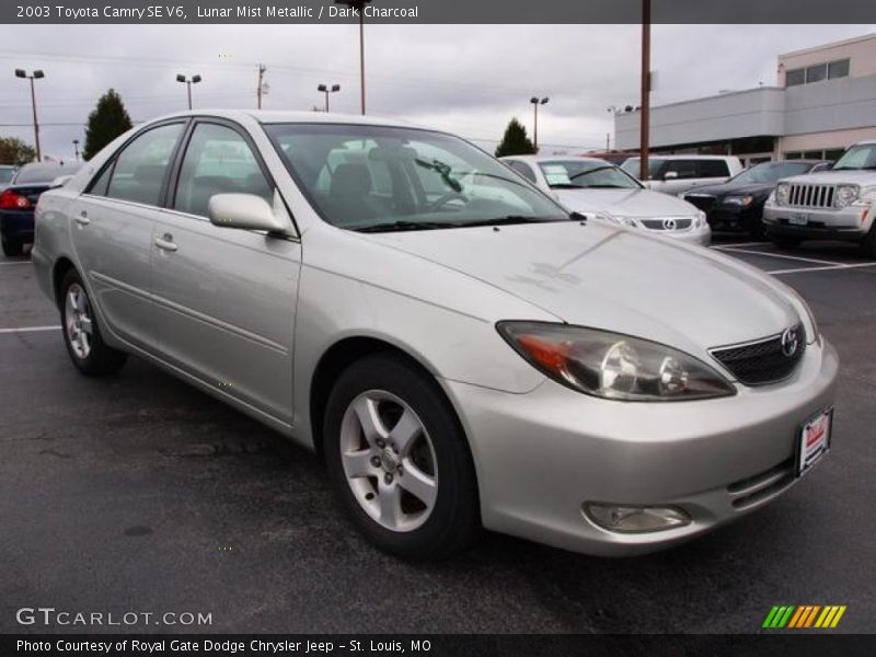 Lunar Mist Metallic / Dark Charcoal 2003 Toyota Camry SE V6