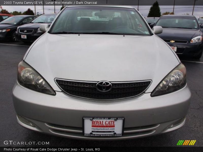 Lunar Mist Metallic / Dark Charcoal 2003 Toyota Camry SE V6