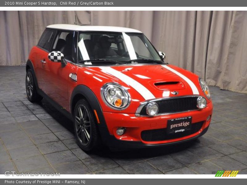 Chili Red / Grey/Carbon Black 2010 Mini Cooper S Hardtop