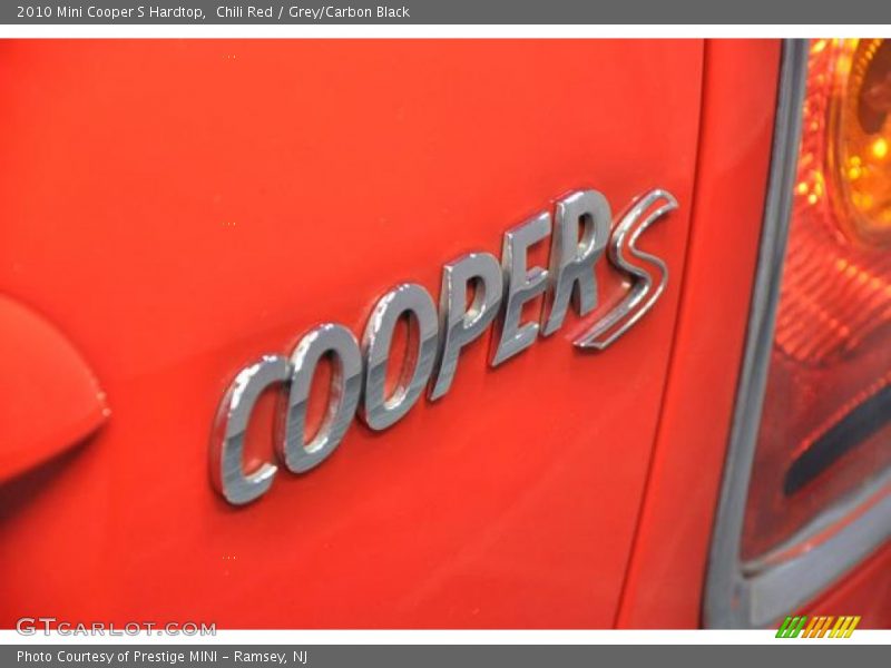 Chili Red / Grey/Carbon Black 2010 Mini Cooper S Hardtop