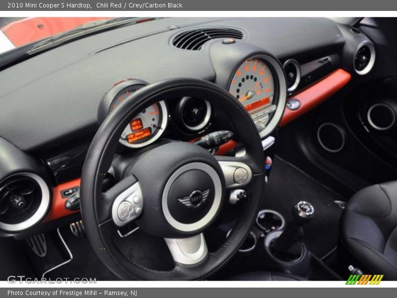 Chili Red / Grey/Carbon Black 2010 Mini Cooper S Hardtop