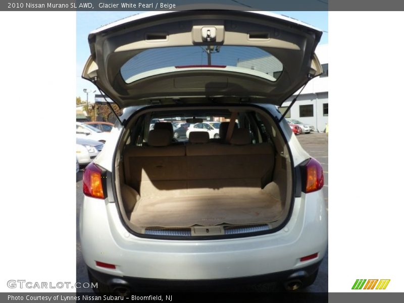 Glacier White Pearl / Beige 2010 Nissan Murano SL AWD