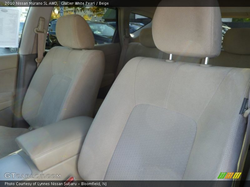 Glacier White Pearl / Beige 2010 Nissan Murano SL AWD