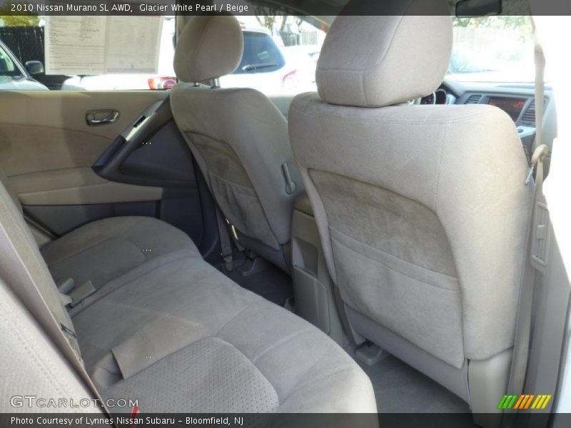 Glacier White Pearl / Beige 2010 Nissan Murano SL AWD