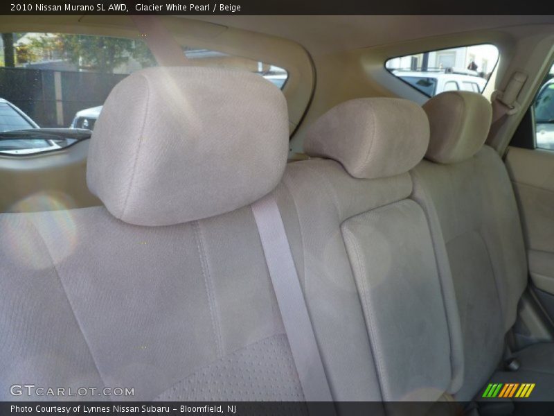 Glacier White Pearl / Beige 2010 Nissan Murano SL AWD