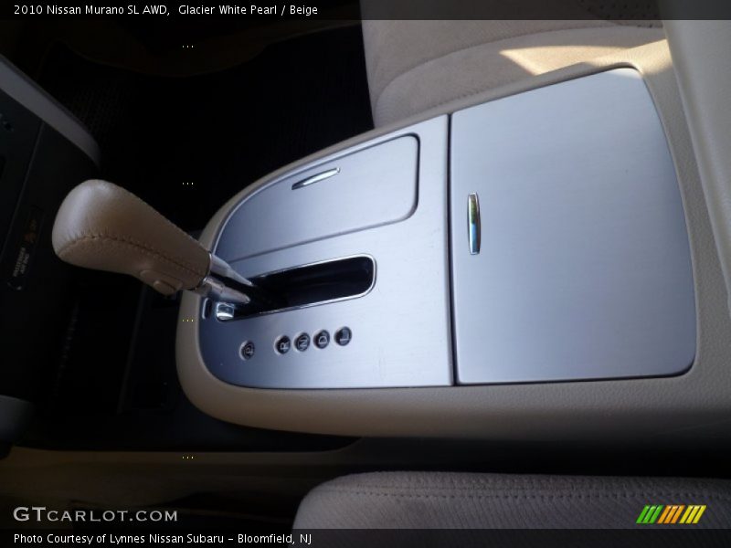 Glacier White Pearl / Beige 2010 Nissan Murano SL AWD