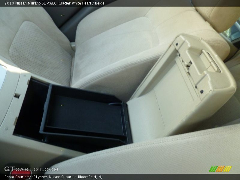 Glacier White Pearl / Beige 2010 Nissan Murano SL AWD