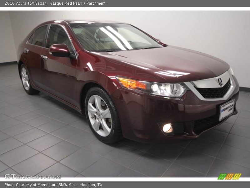 Basque Red Pearl / Parchment 2010 Acura TSX Sedan
