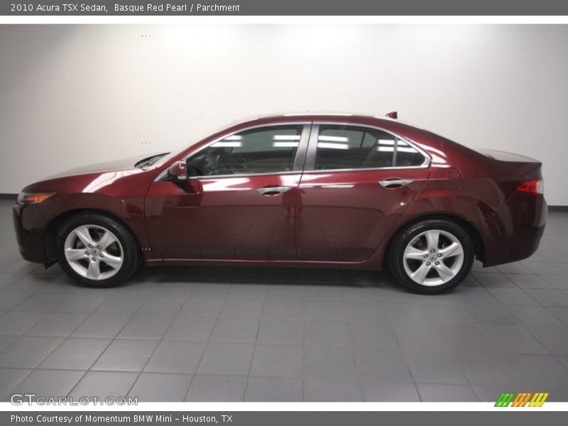 Basque Red Pearl / Parchment 2010 Acura TSX Sedan
