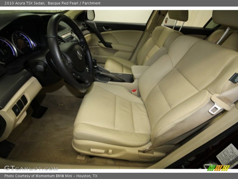 Basque Red Pearl / Parchment 2010 Acura TSX Sedan