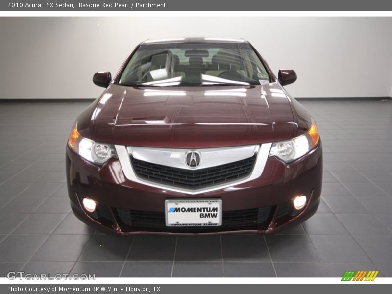 Basque Red Pearl / Parchment 2010 Acura TSX Sedan