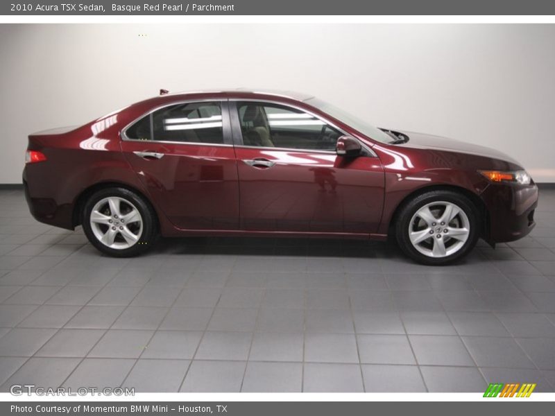 Basque Red Pearl / Parchment 2010 Acura TSX Sedan