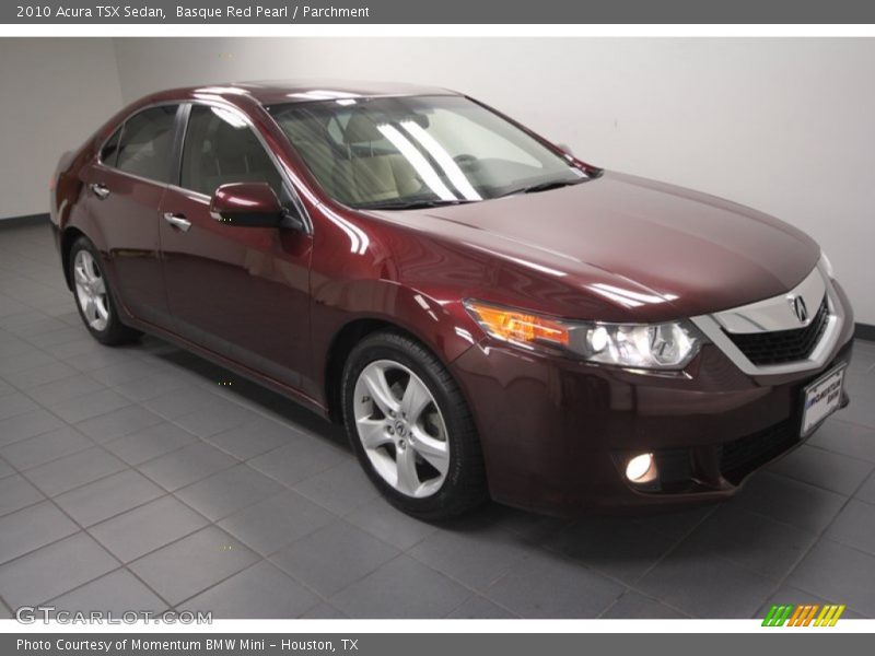 Basque Red Pearl / Parchment 2010 Acura TSX Sedan