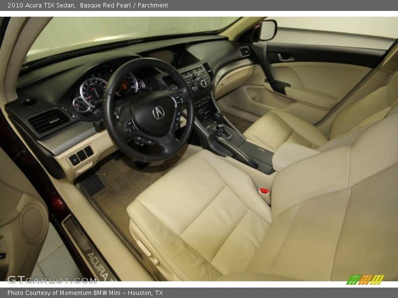 Basque Red Pearl / Parchment 2010 Acura TSX Sedan