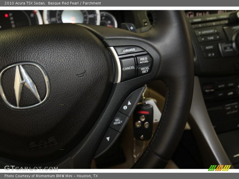 Basque Red Pearl / Parchment 2010 Acura TSX Sedan