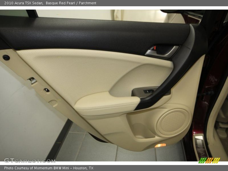 Basque Red Pearl / Parchment 2010 Acura TSX Sedan