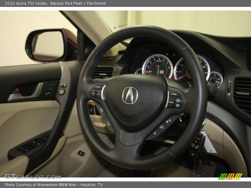 Basque Red Pearl / Parchment 2010 Acura TSX Sedan