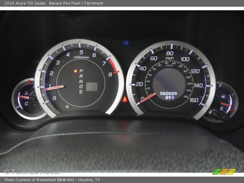 Basque Red Pearl / Parchment 2010 Acura TSX Sedan