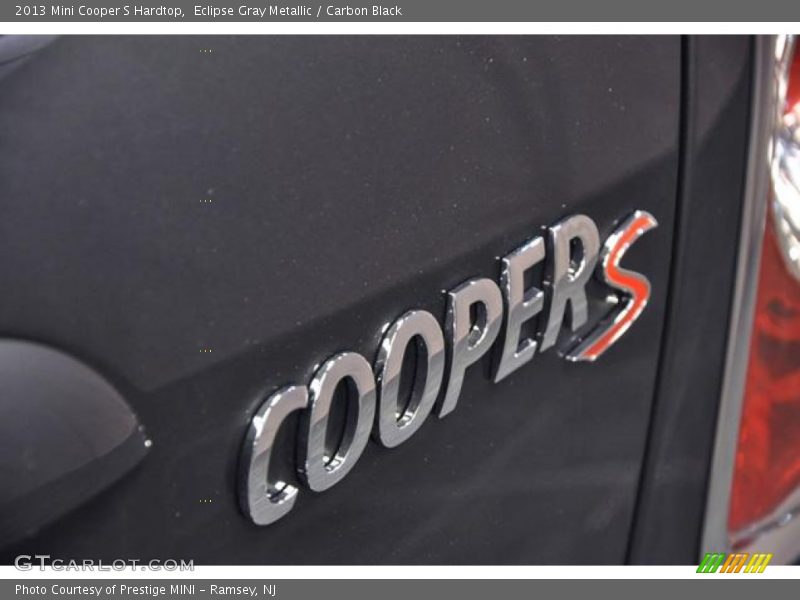 Eclipse Gray Metallic / Carbon Black 2013 Mini Cooper S Hardtop