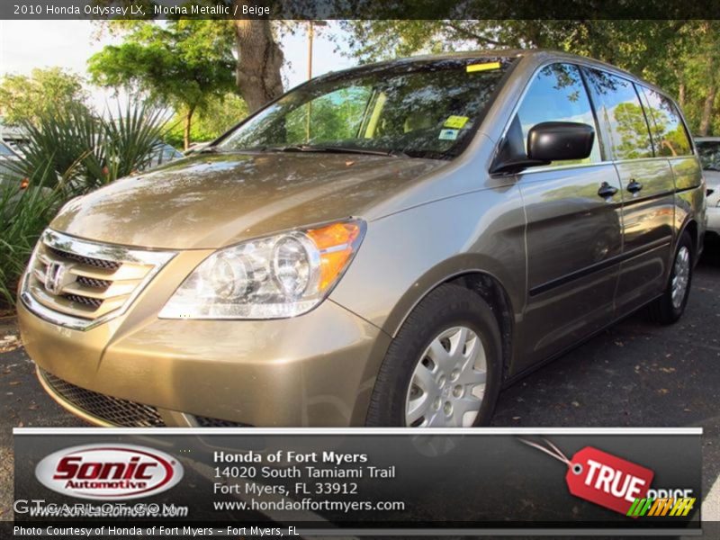 Mocha Metallic / Beige 2010 Honda Odyssey LX