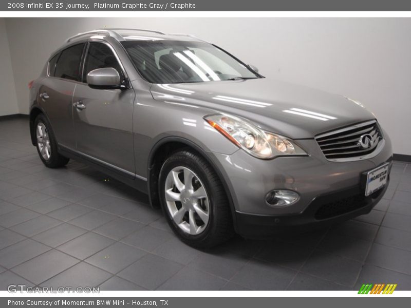 Platinum Graphite Gray / Graphite 2008 Infiniti EX 35 Journey