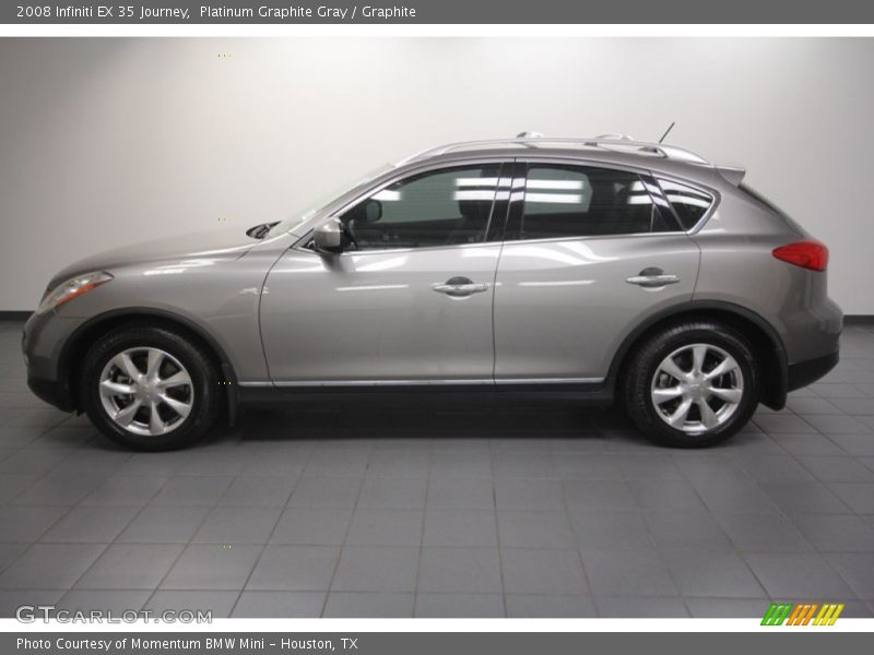 Platinum Graphite Gray / Graphite 2008 Infiniti EX 35 Journey