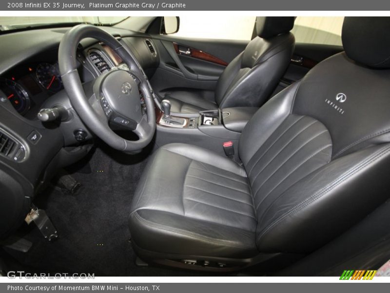 Platinum Graphite Gray / Graphite 2008 Infiniti EX 35 Journey