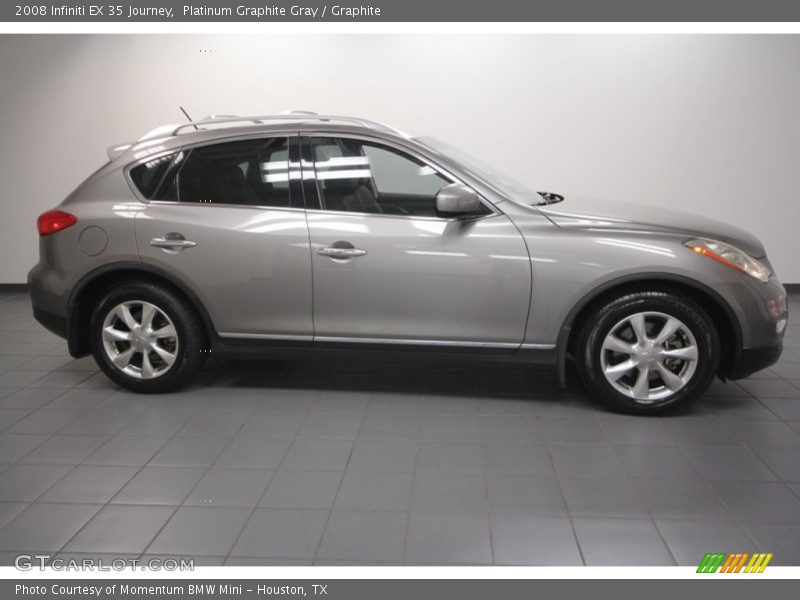 Platinum Graphite Gray / Graphite 2008 Infiniti EX 35 Journey