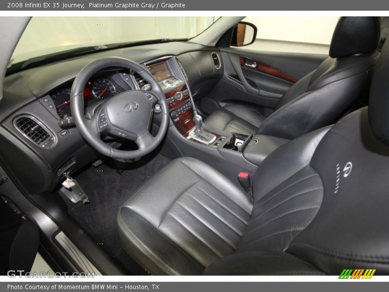 Platinum Graphite Gray / Graphite 2008 Infiniti EX 35 Journey