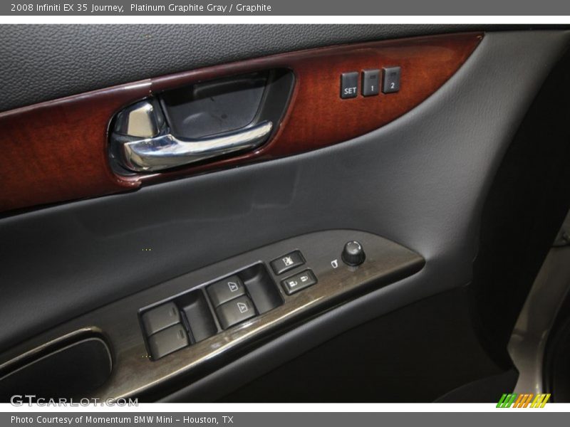 Platinum Graphite Gray / Graphite 2008 Infiniti EX 35 Journey