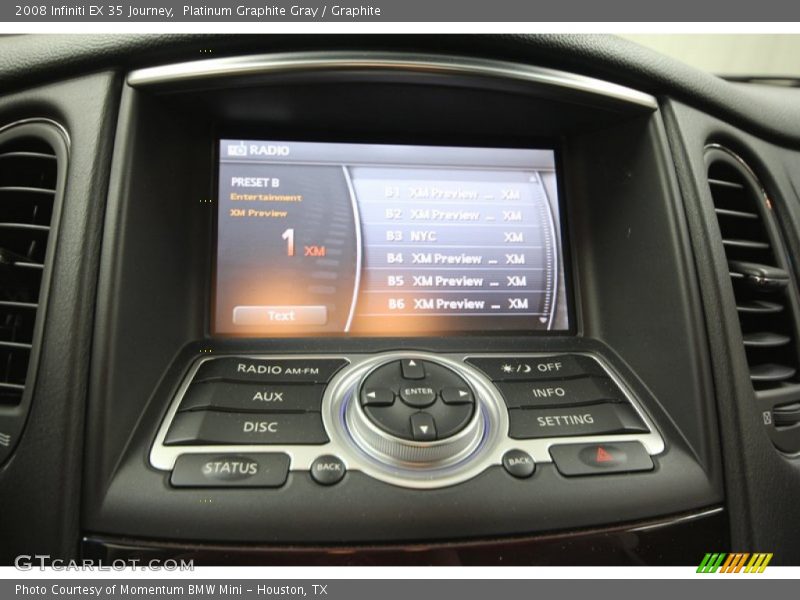 Platinum Graphite Gray / Graphite 2008 Infiniti EX 35 Journey