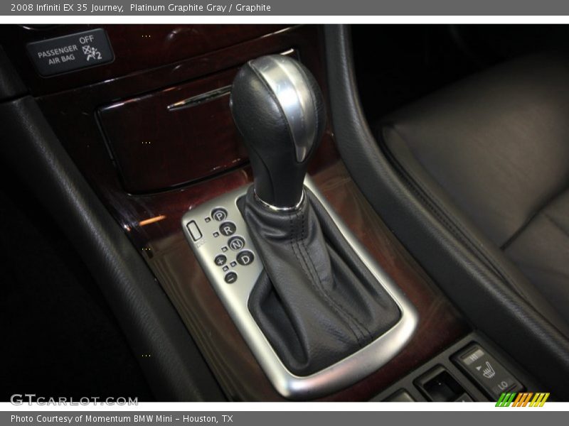 Platinum Graphite Gray / Graphite 2008 Infiniti EX 35 Journey