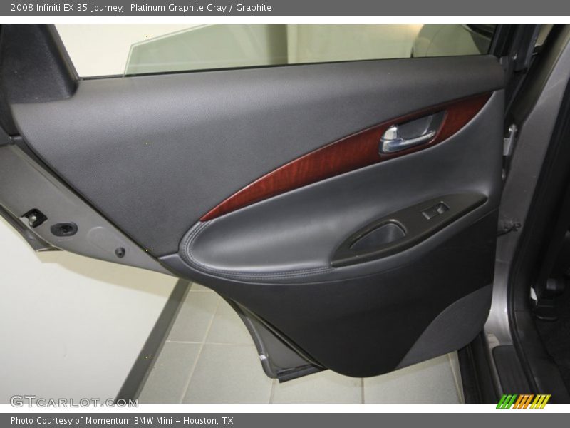 Platinum Graphite Gray / Graphite 2008 Infiniti EX 35 Journey
