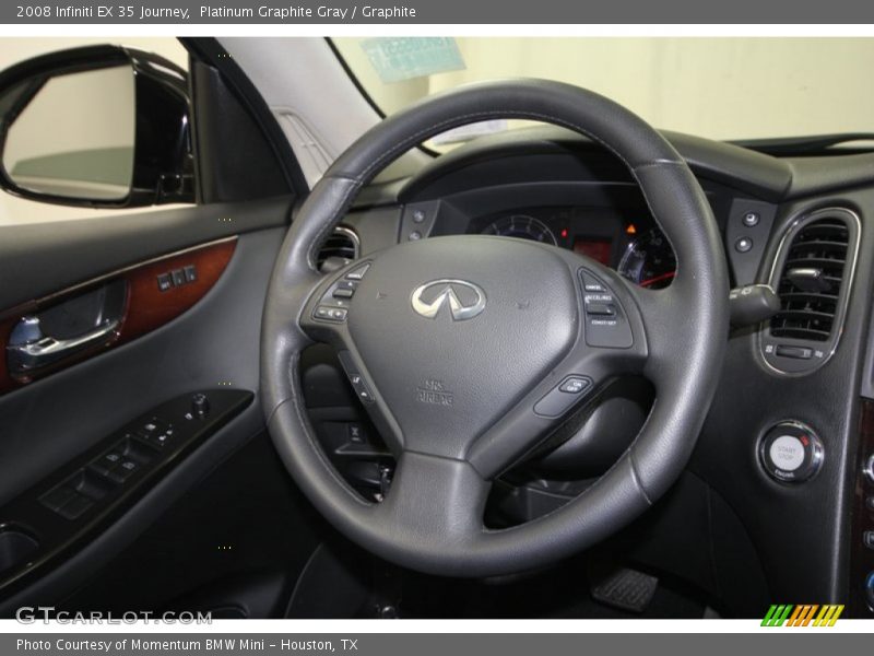 Platinum Graphite Gray / Graphite 2008 Infiniti EX 35 Journey