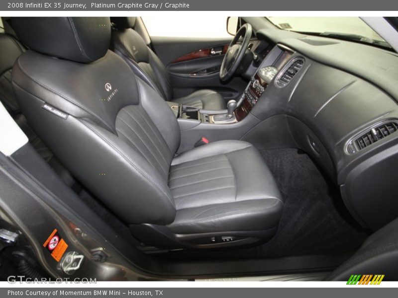 Platinum Graphite Gray / Graphite 2008 Infiniti EX 35 Journey