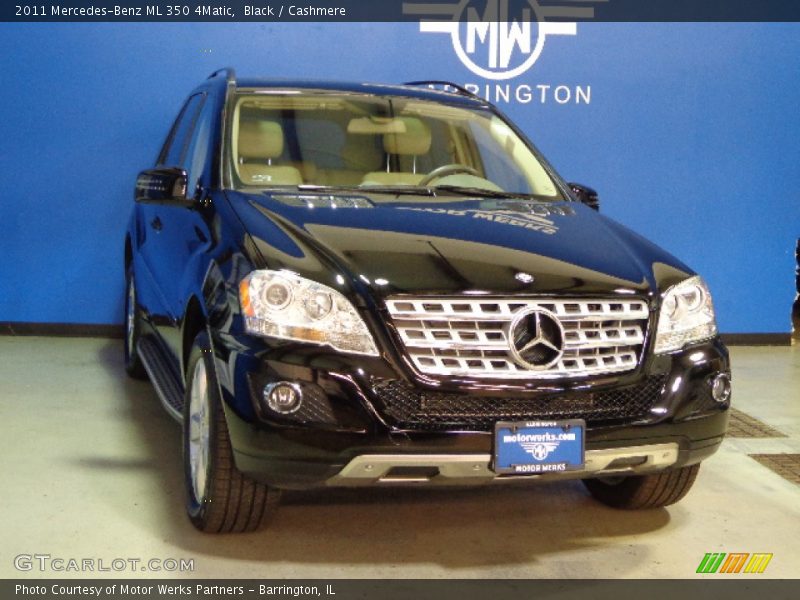 Black / Cashmere 2011 Mercedes-Benz ML 350 4Matic