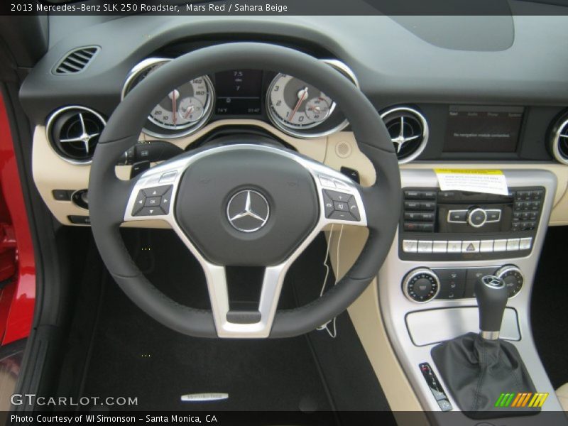 Mars Red / Sahara Beige 2013 Mercedes-Benz SLK 250 Roadster