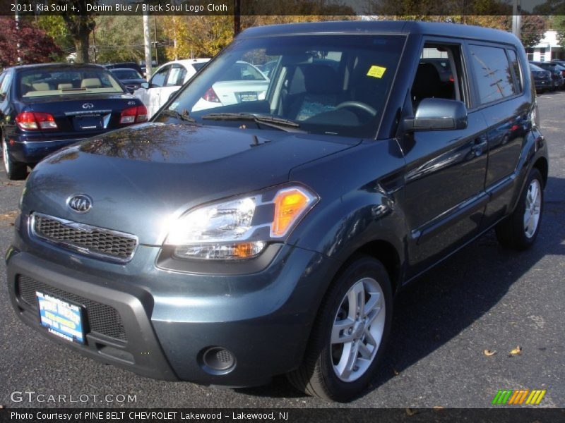 Denim Blue / Black Soul Logo Cloth 2011 Kia Soul +