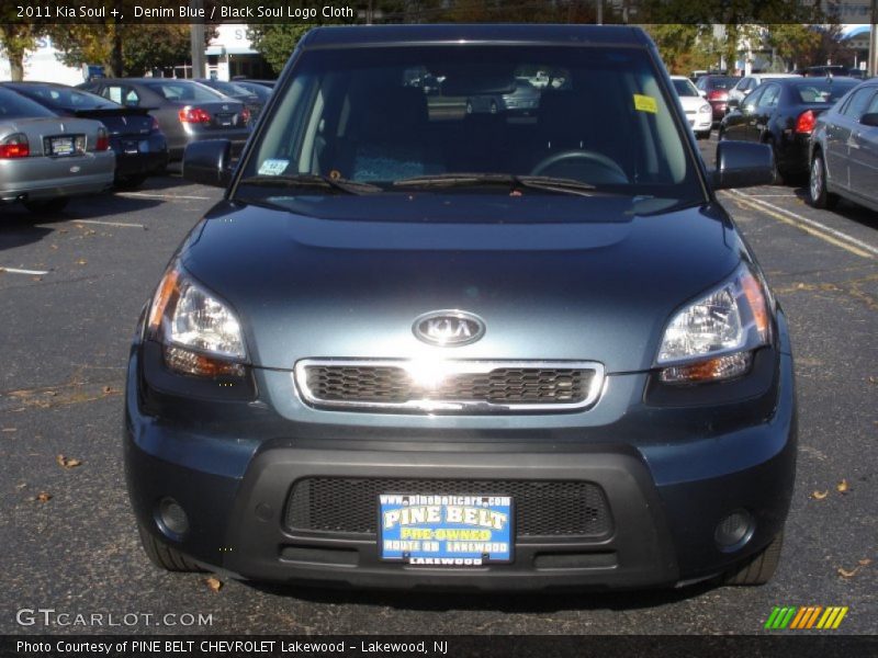 Denim Blue / Black Soul Logo Cloth 2011 Kia Soul +