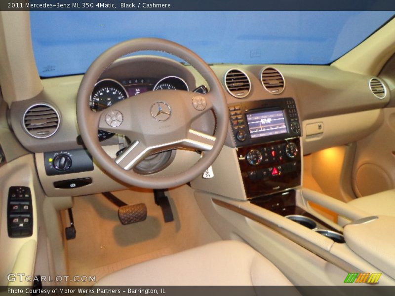 Black / Cashmere 2011 Mercedes-Benz ML 350 4Matic