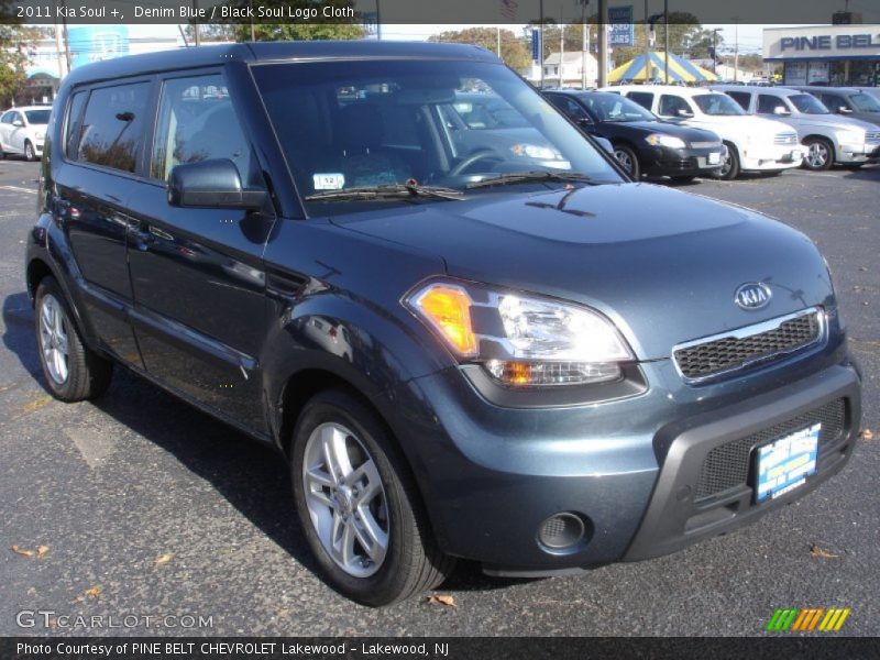 Denim Blue / Black Soul Logo Cloth 2011 Kia Soul +